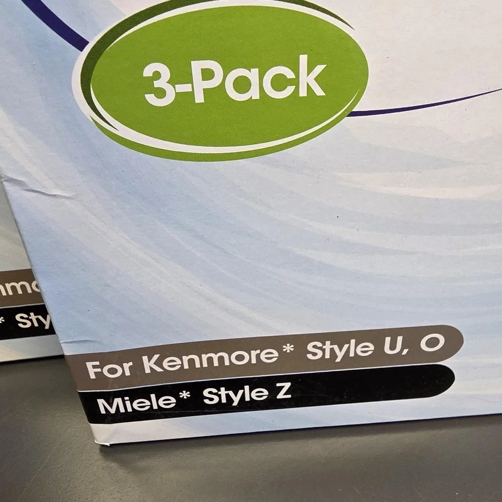 Great Value Vacuum Bags For Kenmore U O Miele Z Lot 4 3-Pack Boxes 12 Bags Total